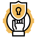 la seguridad cibernética icon