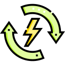 energía renovable icon