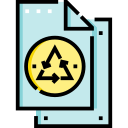 papel reciclado icon