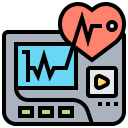 monitor de pulso cardiaco icon