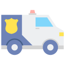 camioneta de la policía 