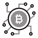 logotipo de bitcoin icon