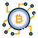 logotipo de bitcoin icon