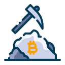 minería bitcoin icon