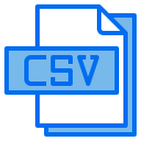 archivo csv icon