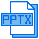 archivo pptx icon