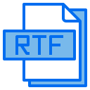 archivo rtf icon