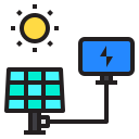 energía solar icon