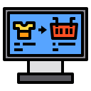 las compras en línea icon