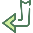 flecha diagonal icon