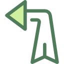 flecha diagonal icon