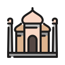 taj mahal icon