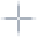 chave de cruz Ícone