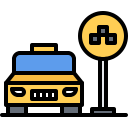 parada de taxi icon