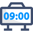 reloj digital icon