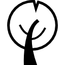 arbre de feuillage circulaire 