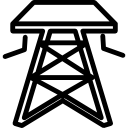 torre metálica de estructura eléctrica icon