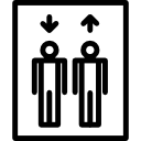 Up and down signal icon