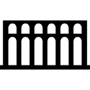 acueducto de segovia españa icon