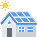 casa solar icon