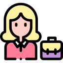 mujer de negocios icon