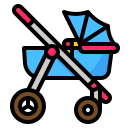 carrito de bebé icon