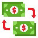 cambio de dinero icon