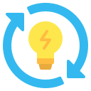 energía renovable icon