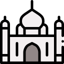 taj mahal icon