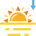 puesta de sol icon