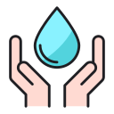 ahorrar agua icon