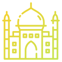 taj mahal icon