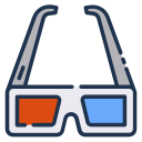 gafas 3d icon