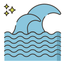 olas del mar icon