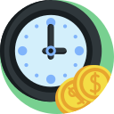 el tiempo es dinero icon