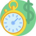 el tiempo es dinero icon