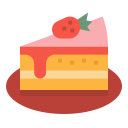 pastel de fresa icon