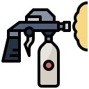 pistola rociadora icon