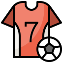 camiseta de fútbol 