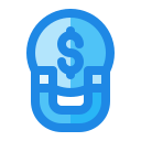 imán de dinero icon