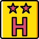 signo de hotel icon