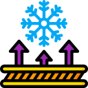 tela a prueba de nieve 