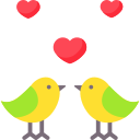 pájaros del amor