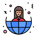 mujer de negocios icon