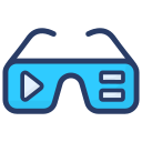 gafas 3d icon