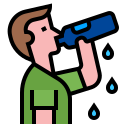 beber agua icon