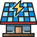 casa solar icon