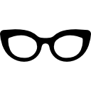 gafas de forma de ojos de gato icon