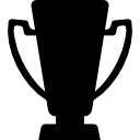 Football trophy cup icon