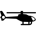 silueta de helicóptero icon